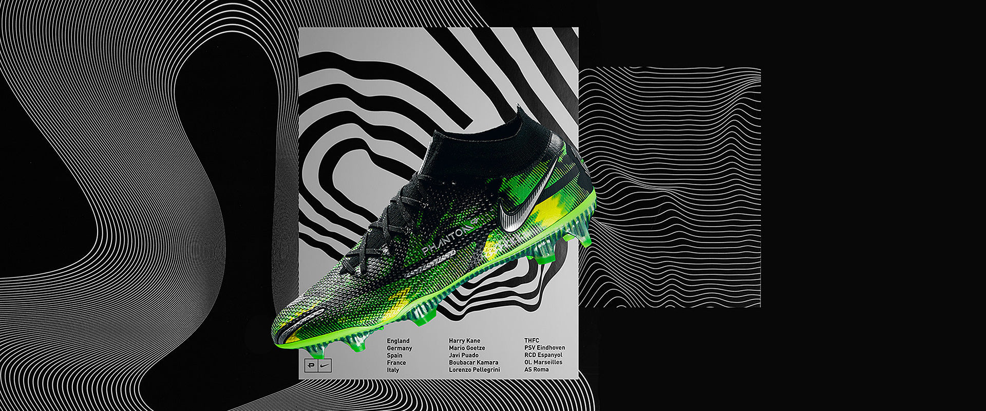 Nike Phantom GT II Elite DF FG Football Boots Black/Metallic Platinum/Green Strike