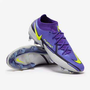 Nike Phantom GT II Elite DF FG Football Boots Sapphire/Volt/Grey Fog/Blue Void
