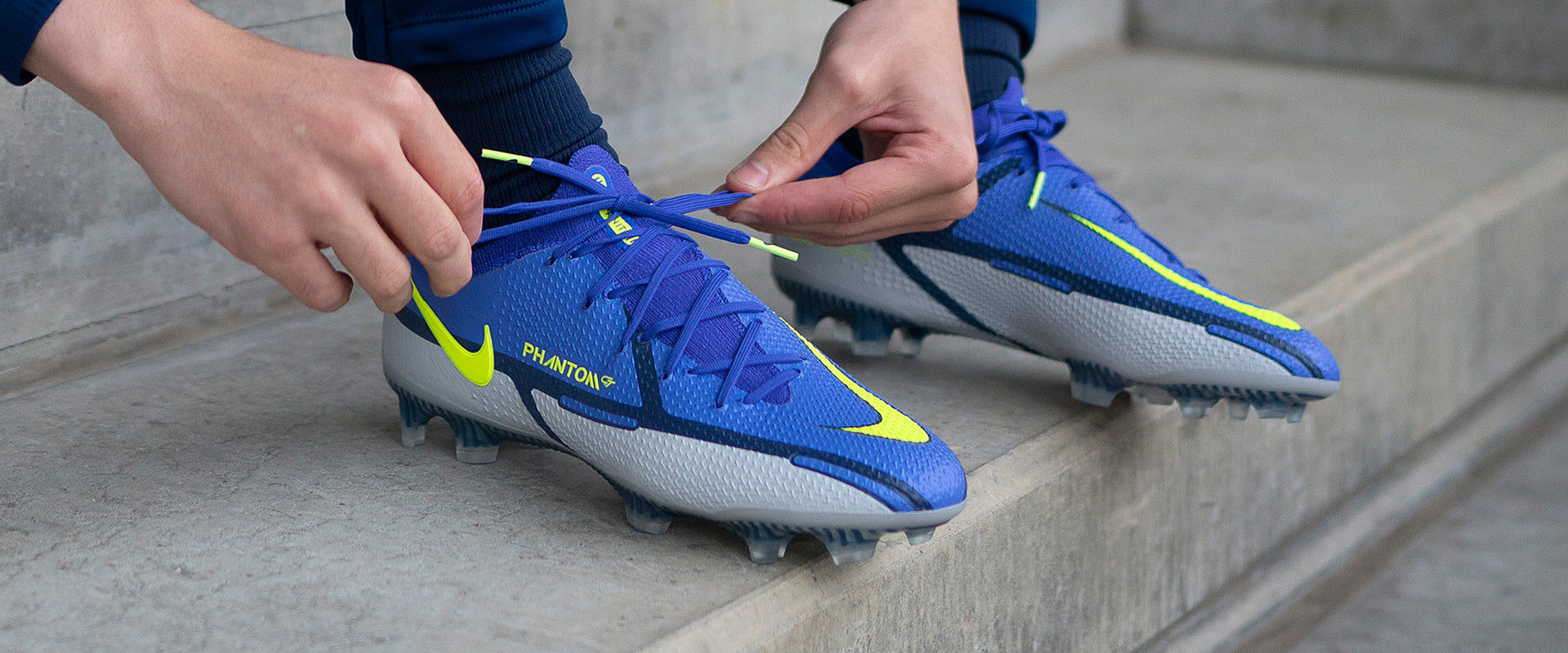 Nike Phantom GT II Elite FG Football Boots Sapphire/Volt/Grey Fog/Blue Void