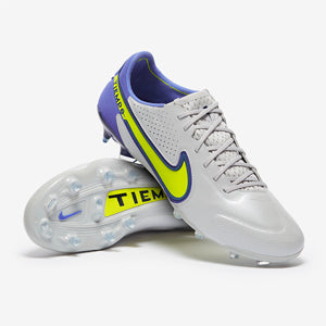 Nike Tiempo Legend IX Elite FG Chuteira Campo Cinza/Verde