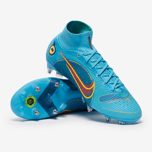 Nike Mercurial Superfly VIII Elite SG-Pro Anti-Clog Football Boots Chlorine Blue/Laser Orange/Marina