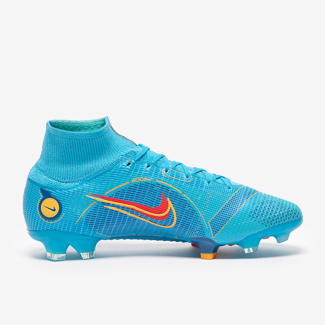 Nike Mercurial Superfly VIII Elite FG Football Boots Chlorine Blue/Laser Orange/Marina