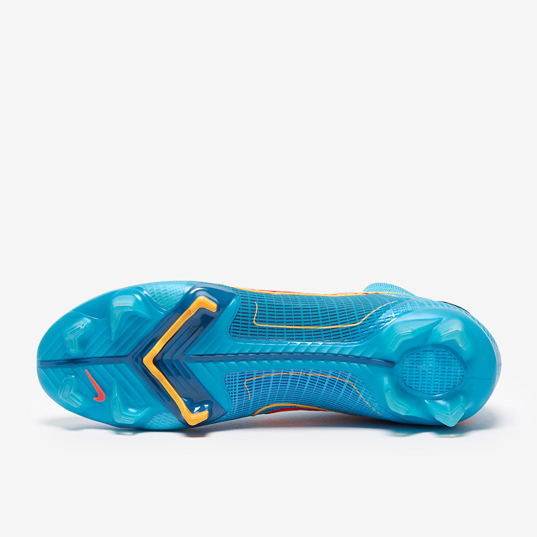 Nike Mercurial Superfly VIII Elite FG Football Boots Chlorine Blue/Laser Orange/Marina