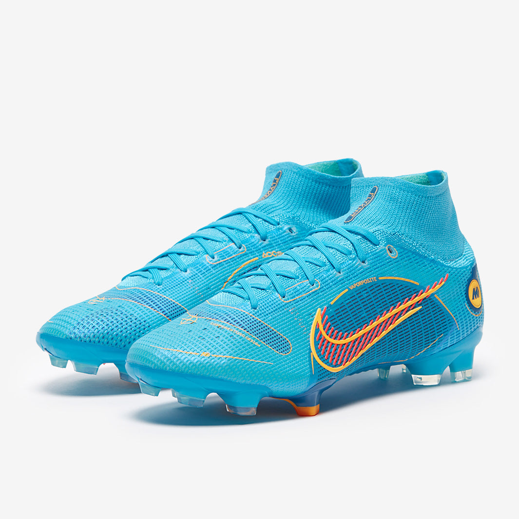 Nike Mercurial Superfly VIII Elite FG Football Boots Chlorine Blue/Laser Orange/Marina