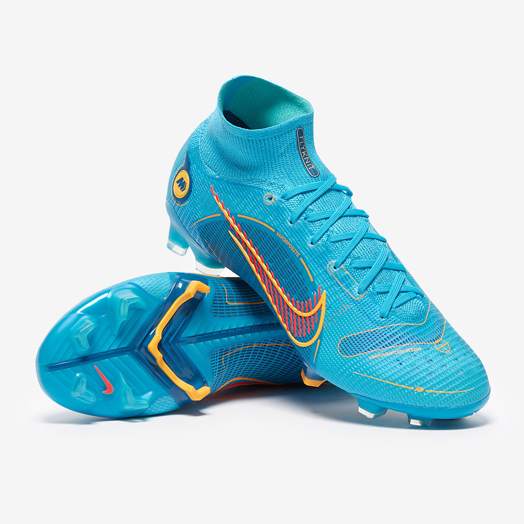 Nike Mercurial Superfly VIII Elite FG Football Boots Chlorine Blue/Laser Orange/Marina
