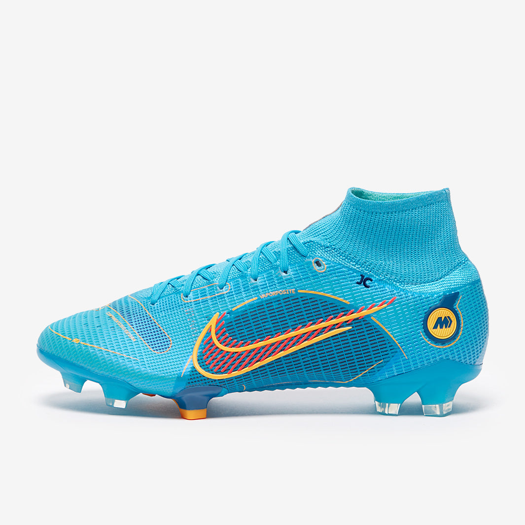 Nike Mercurial Superfly VIII Elite FG Football Boots Chlorine Blue/Laser Orange/Marina