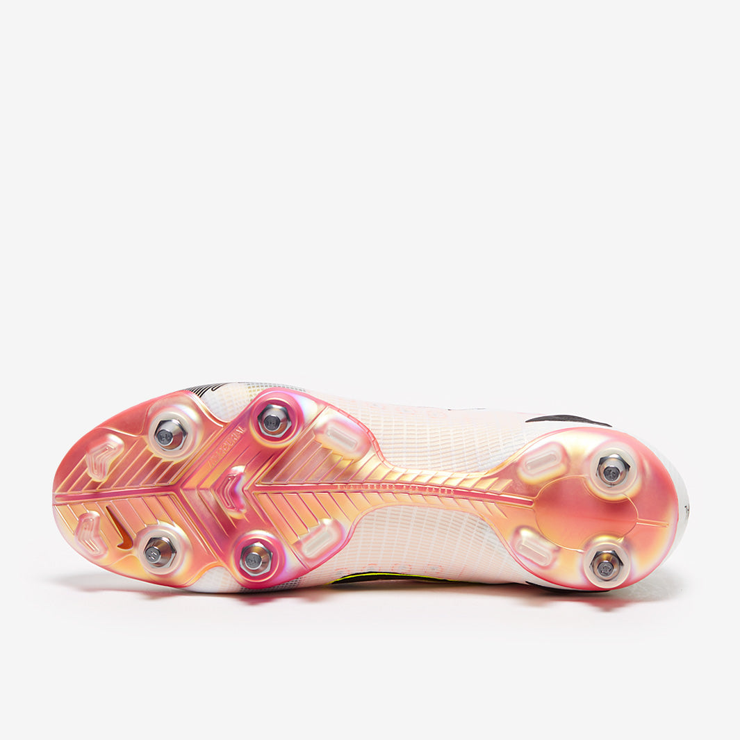Nike Mercurial Superfly VIII Elite SG-Pro Player Edition Football Boots White/Black/Bright Crimson/Pink Blast