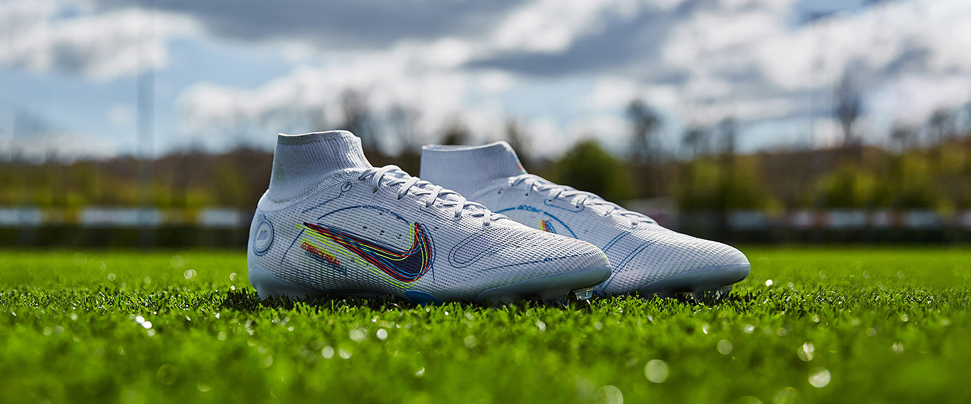Nike Mercurial Superfly VIII Elite FG Football Boots Football Grey/Blackened Blue