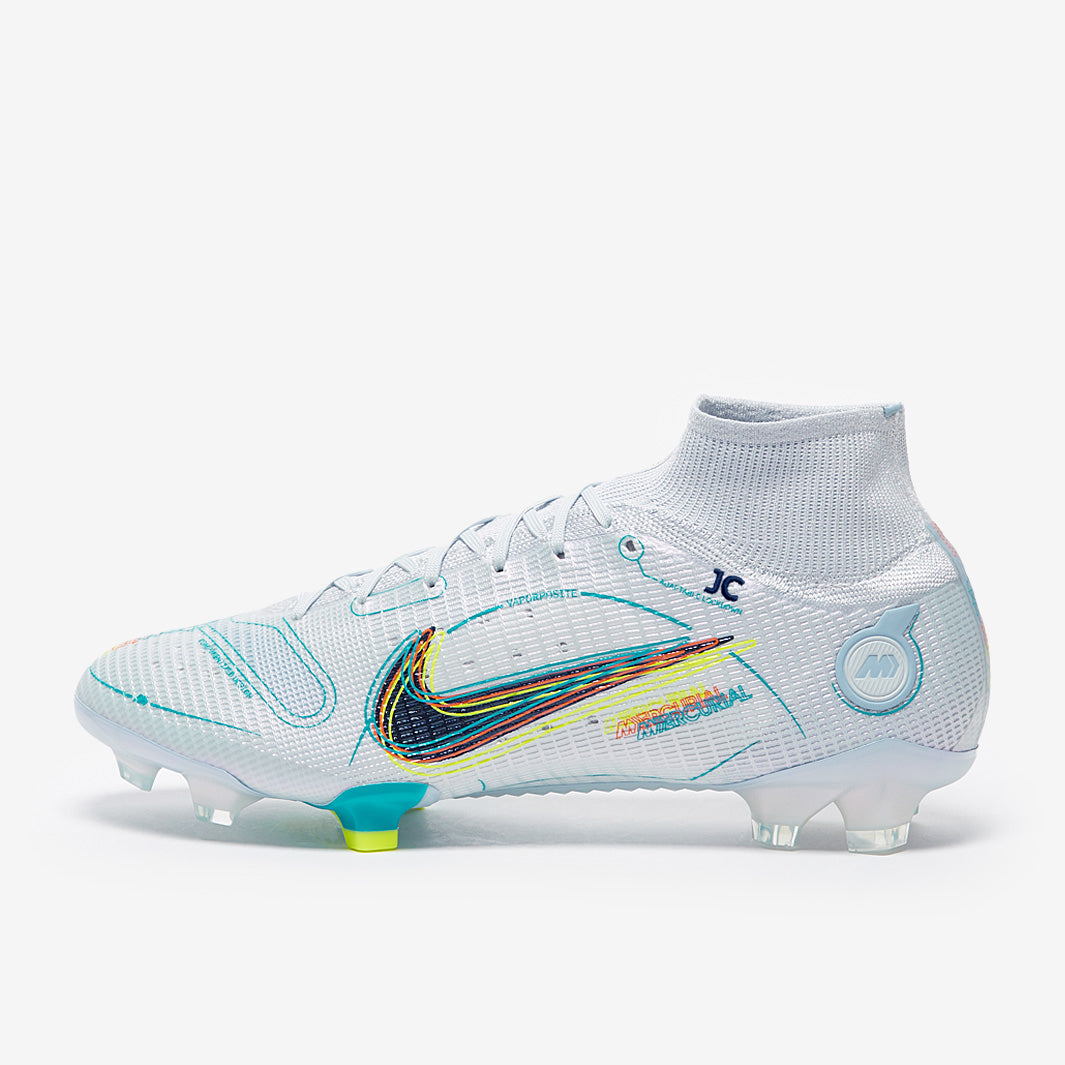 Nike Mercurial Superfly VIII Elite FG Football Boots Football Grey/Blackened Blue