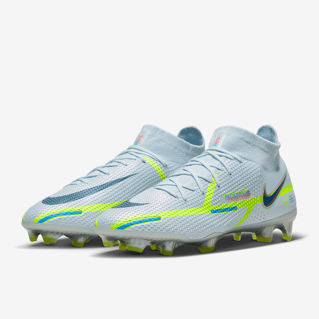 Nike Phantom GT II Elite DF FG Football Boots Football Grey/Blackened Blue