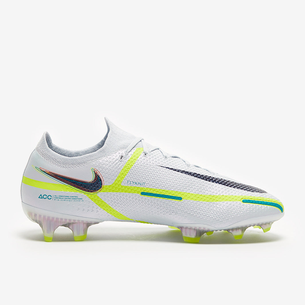 Nike Phantom GT II Elite FG Football Boots Football Grey/Blackened Blue