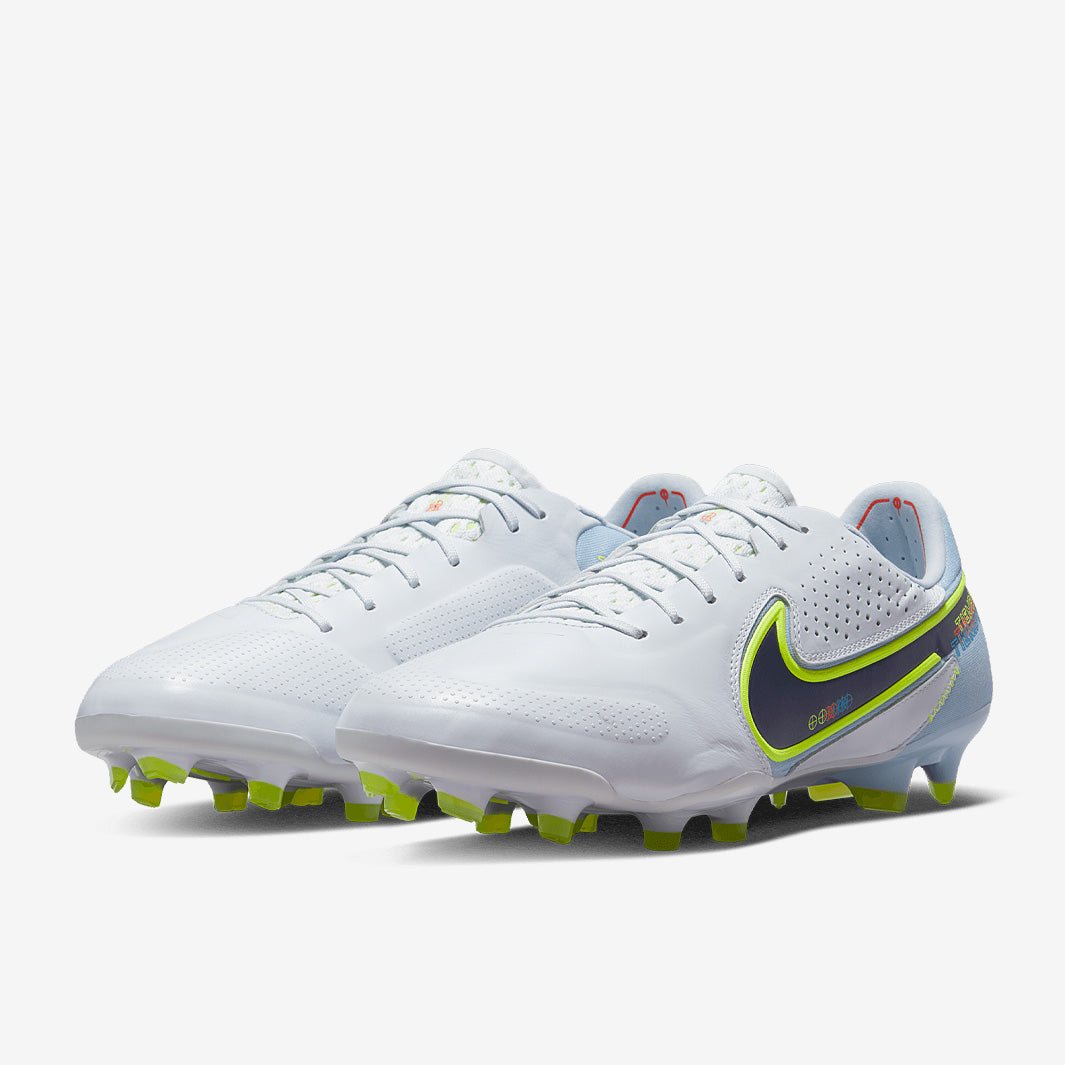 Nike Tiempo Legend IX Elite FG Chuteira Campo Football Grey/Blackened Blue