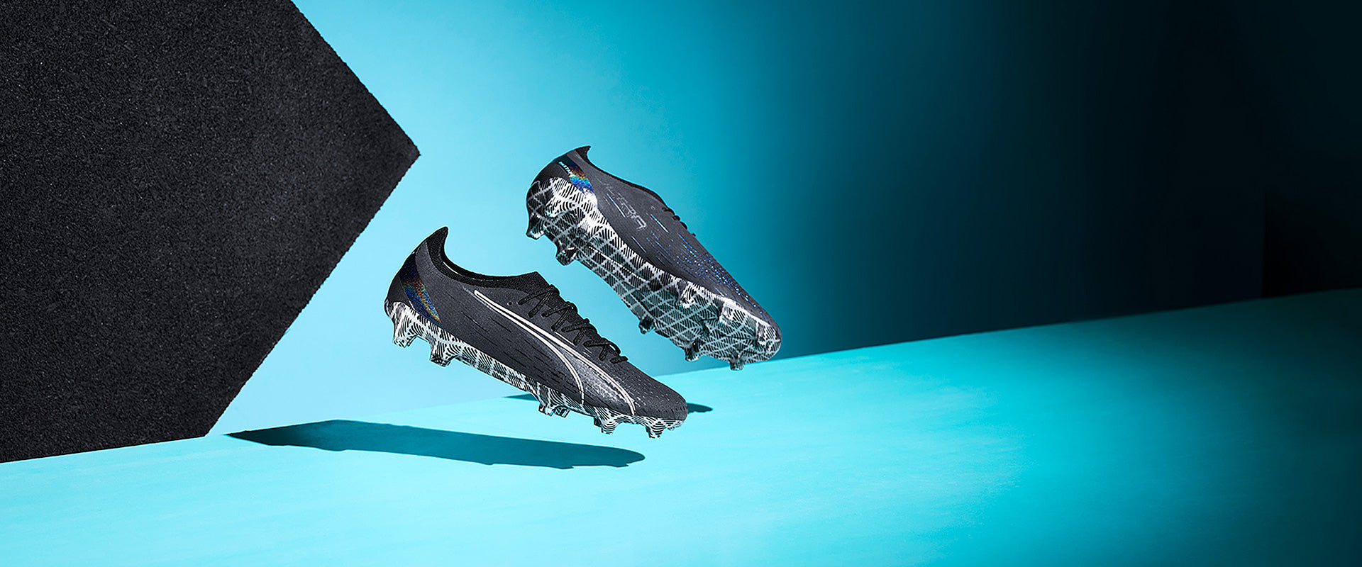 Puma Ultra Ultimate FG/AG Football Boots Puma Black/Puma White/Elektro Aqua
