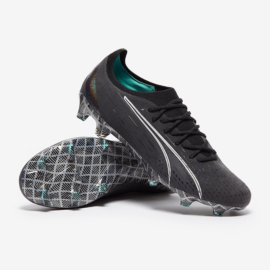 Puma Ultra Ultimate FG/AG Football Boots Puma Black/Puma White/Elektro Aqua