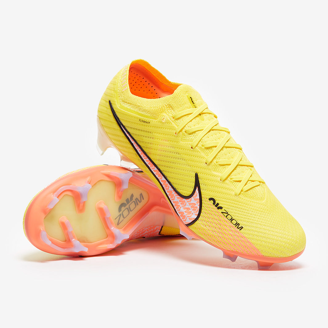 Nike Air Zoom Mercurial Vapor XV Elite FG Football Boots Yellow Strike/Sunset Glow/Doll