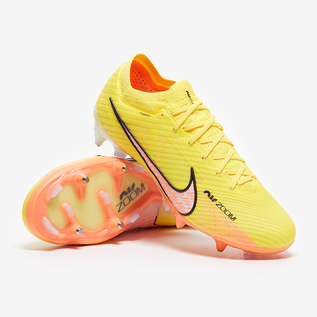 Nike Air Zoom Mercurial Vapor XV Elite SG-Pro Anti-Clog Football Boots Yellow Strike/Sunset Glow/Doll