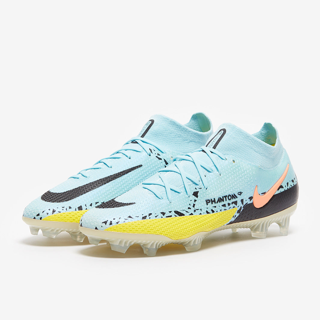 Nike Phantom GT II Elite DF FG Football Boots Glacier Ice/Black/Yellow Strike