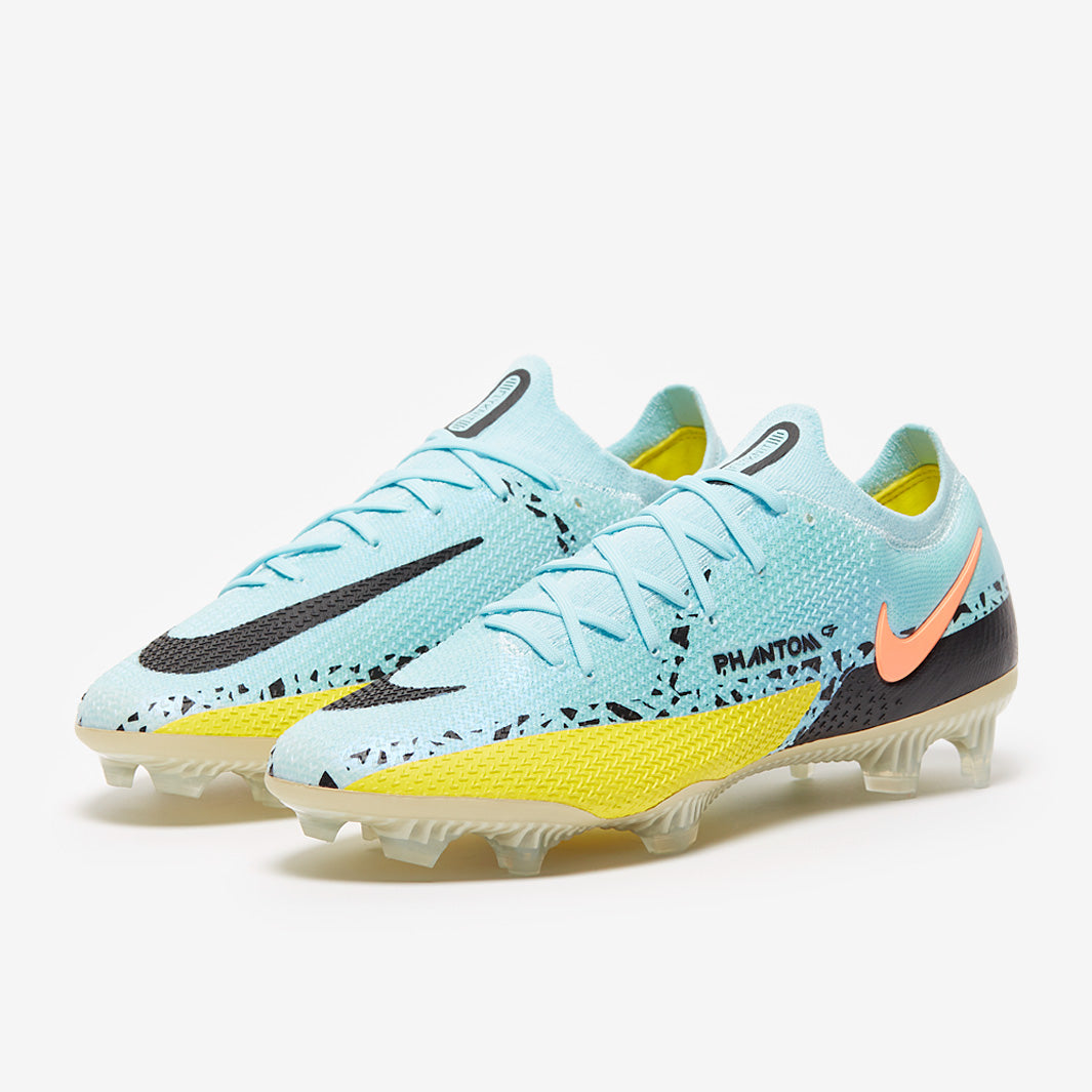 Nike Phantom GT II Elite FG Football Boots Glacier Ice/Black/Yellow Strike