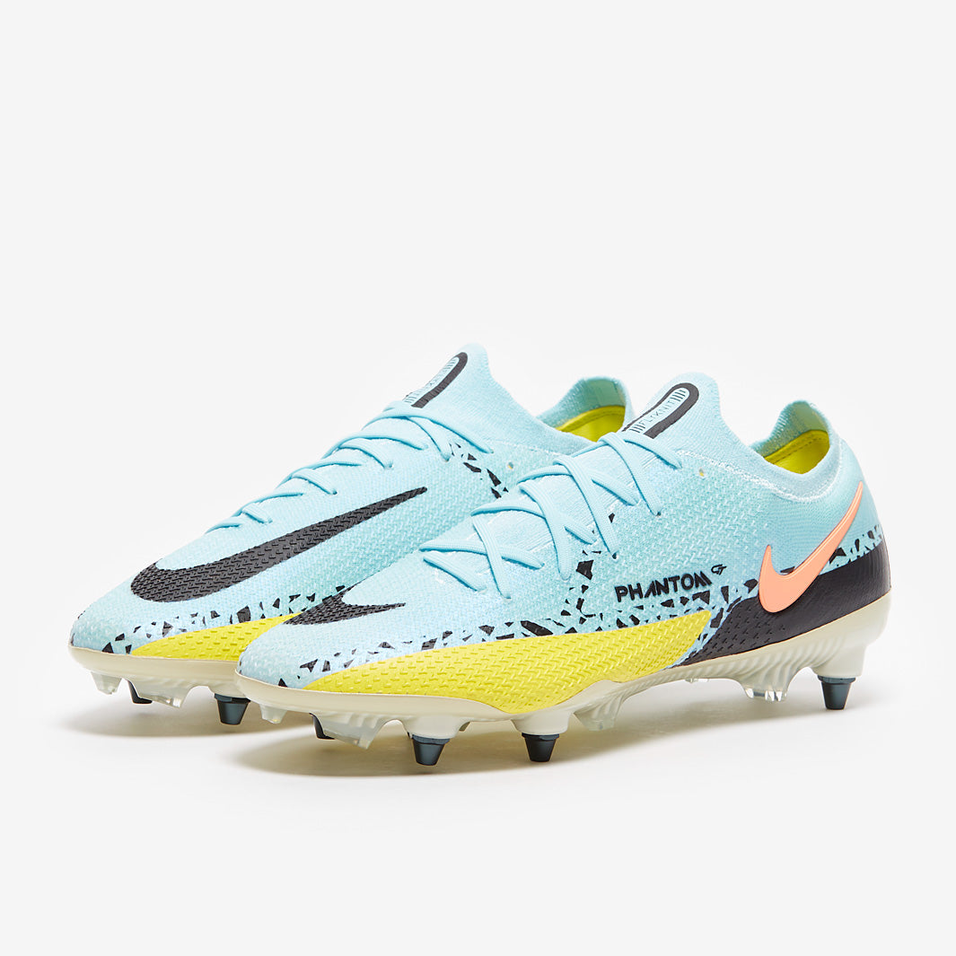 Nike Phantom GT II Elite SG Pro Anti-Clog Football Boots Black/White