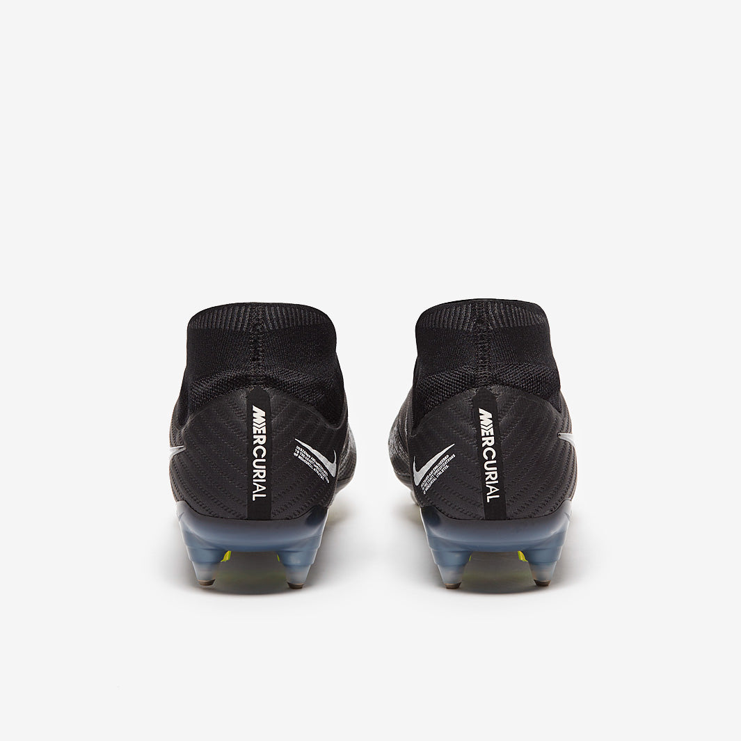 Nike Air Zoom Mercurial Superfly IX Elite SG-Pro Anti-Clog Football Boots Black/Dk Smoke Grey/Summit White/Volt