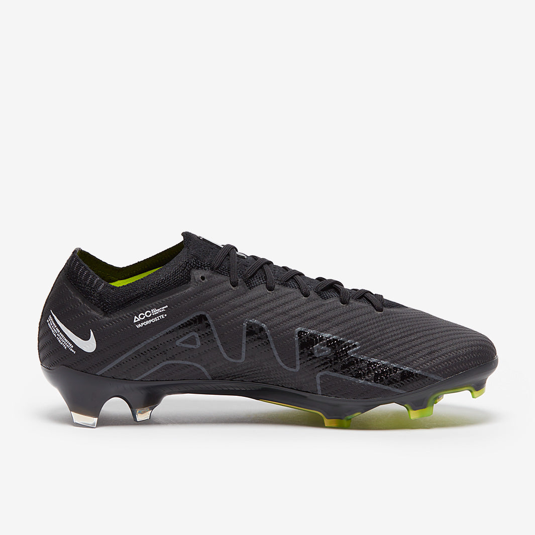 Nike Air Zoom Mercurial Vapor XV Elite FG Football Boots Black/Dk Smoke Grey/Summit White/Volt