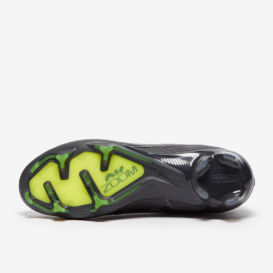 Nike Air Zoom Mercurial Vapor XV Elite FG Football Boots Black/Dk Smoke Grey/Summit White/Volt