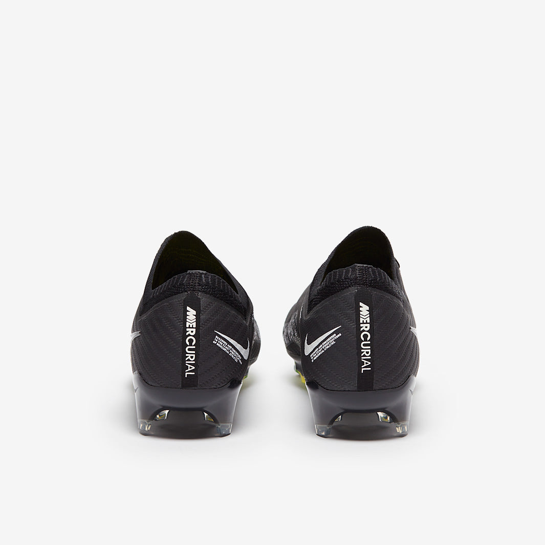 Nike Air Zoom Mercurial Vapor XV Elite FG Football Boots Black/Dk Smoke Grey/Summit White/Volt