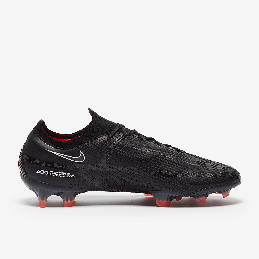 Nike Phantom GT II Elite FG Football Boots Black/Dark Smoke Grey/Summit White