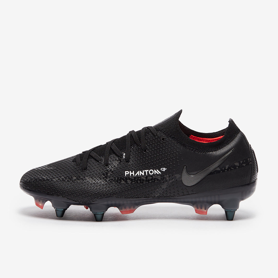 Nike Phantom GT II Elite SG Pro Anti-Clog Football Boots Black/Dk Smoke Grey/Summit White