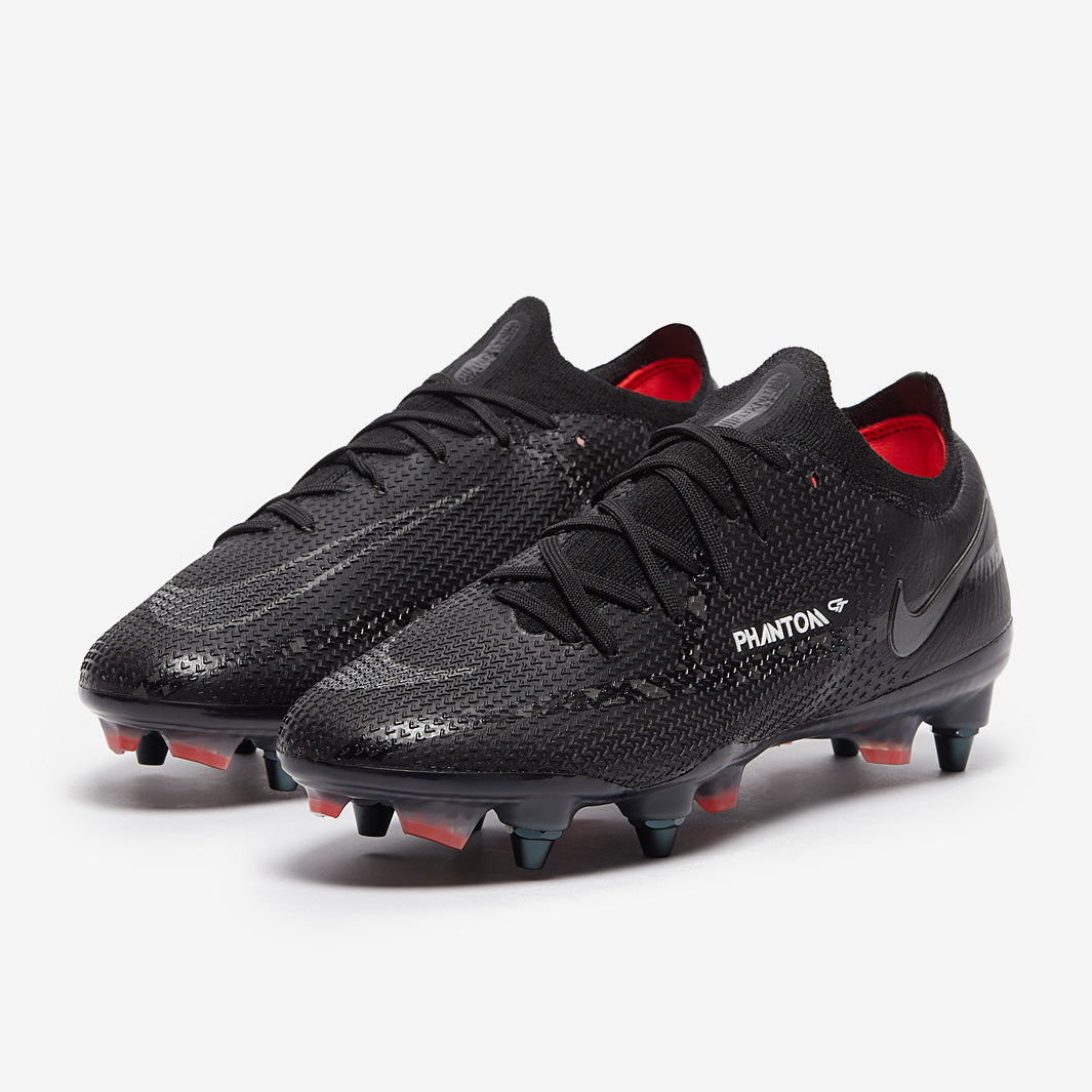 Nike Phantom GT II Elite SG Pro Anti-Clog Football Boots Black/Dk Smoke Grey/Summit White