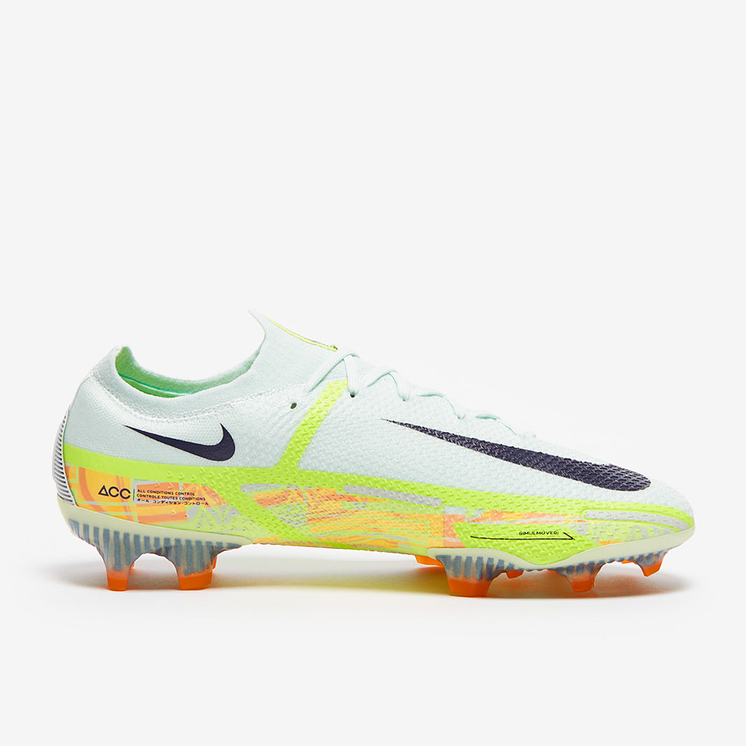 Nike Phantom GT II Elite FG Football Boots Barely Green/Blackened Blue/Ghost Green
