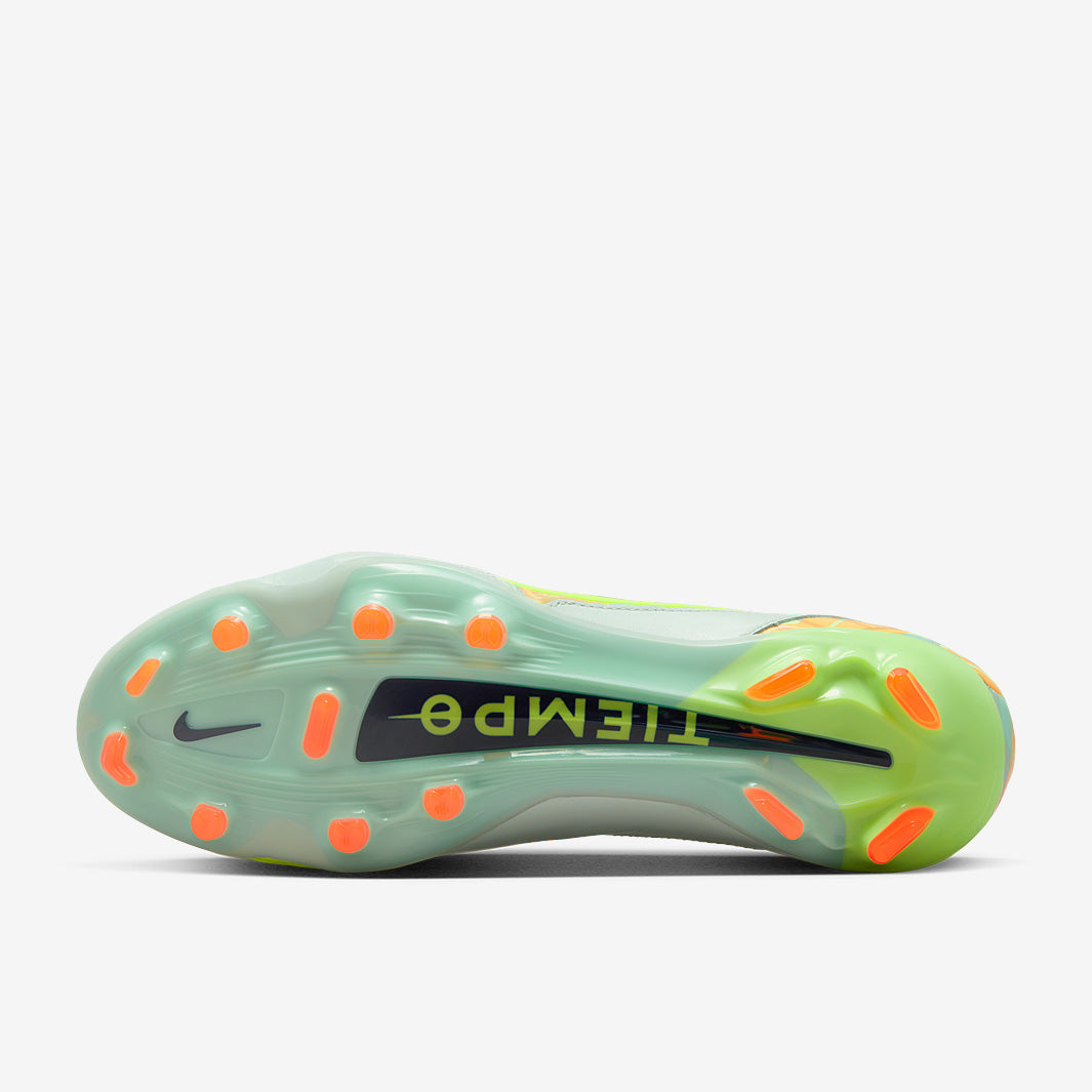 Nike Tiempo Legend IX Elite FG Football Boots Barely Green/Blackened Blue/Total Orange
