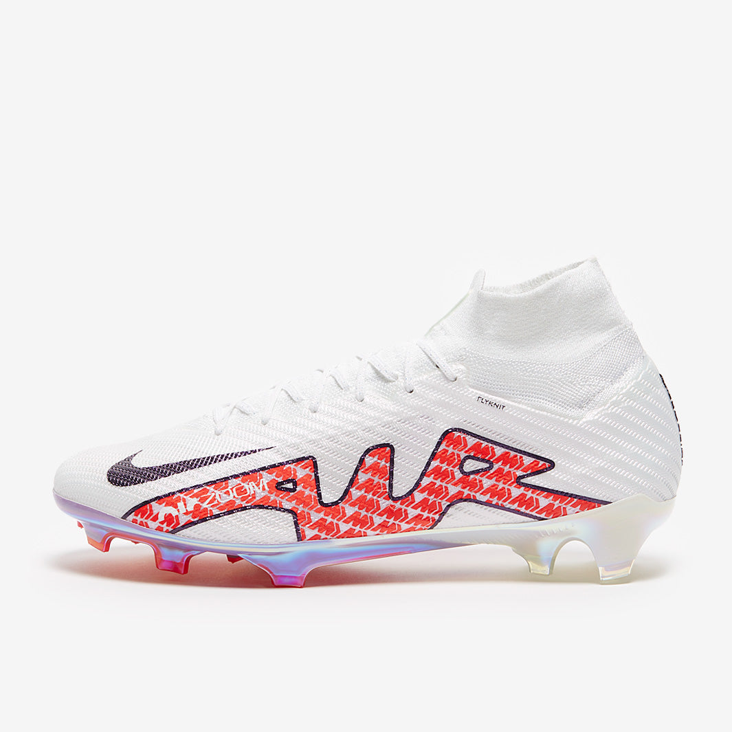 Nike Air Zoom Mercurial Superfly IX Elite FG Football Boots White/Off Noir/Coconut Milk
