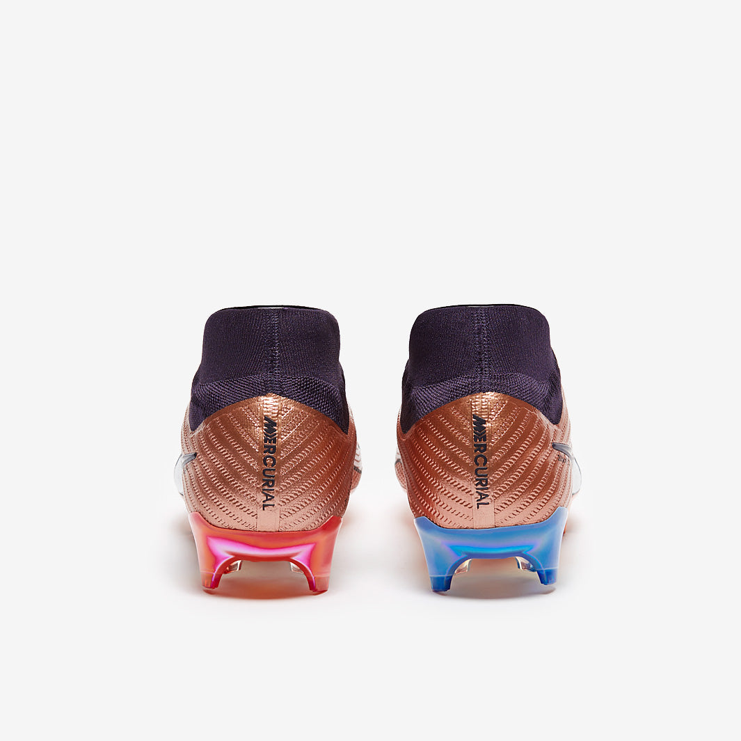 Nike Air Zoom Mercurial Superfly IX Elite SE x Mbappe FG Football Boots Metallic Copper/Metallic Copper