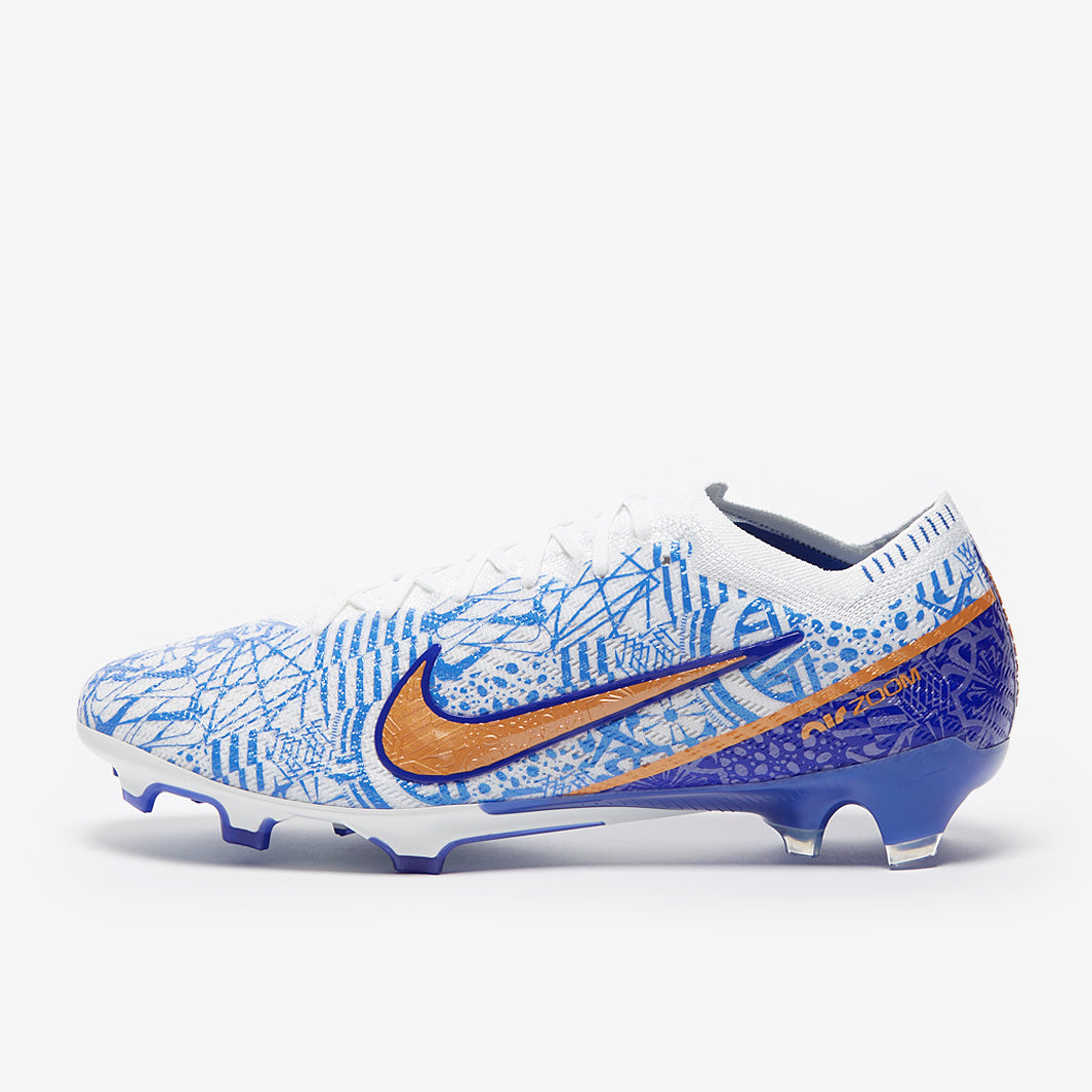 Nike Air Zoom Mercurial Vapor XV Elite CR7 FG Football Boots White/Metallic Copper/Concord