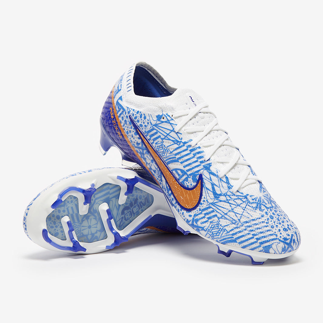 Nike Air Zoom Mercurial Vapor XV Elite CR7 FG Football Boots White/Metallic Copper/Concord