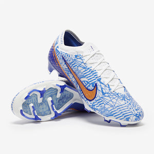 Nike Air Zoom Mercurial Vapor XV Elite CR7 FG Football Boots White/Metallic Copper/Concord