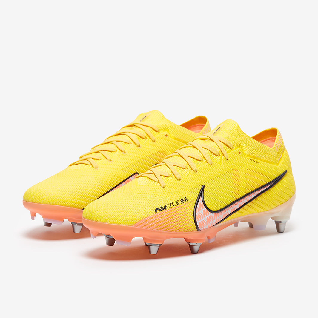 Nike Zoom Vapor XV Elite Pro-SG-Pro Player Edition Football Boots Yellow Strike/Sunset Glow/Doll
