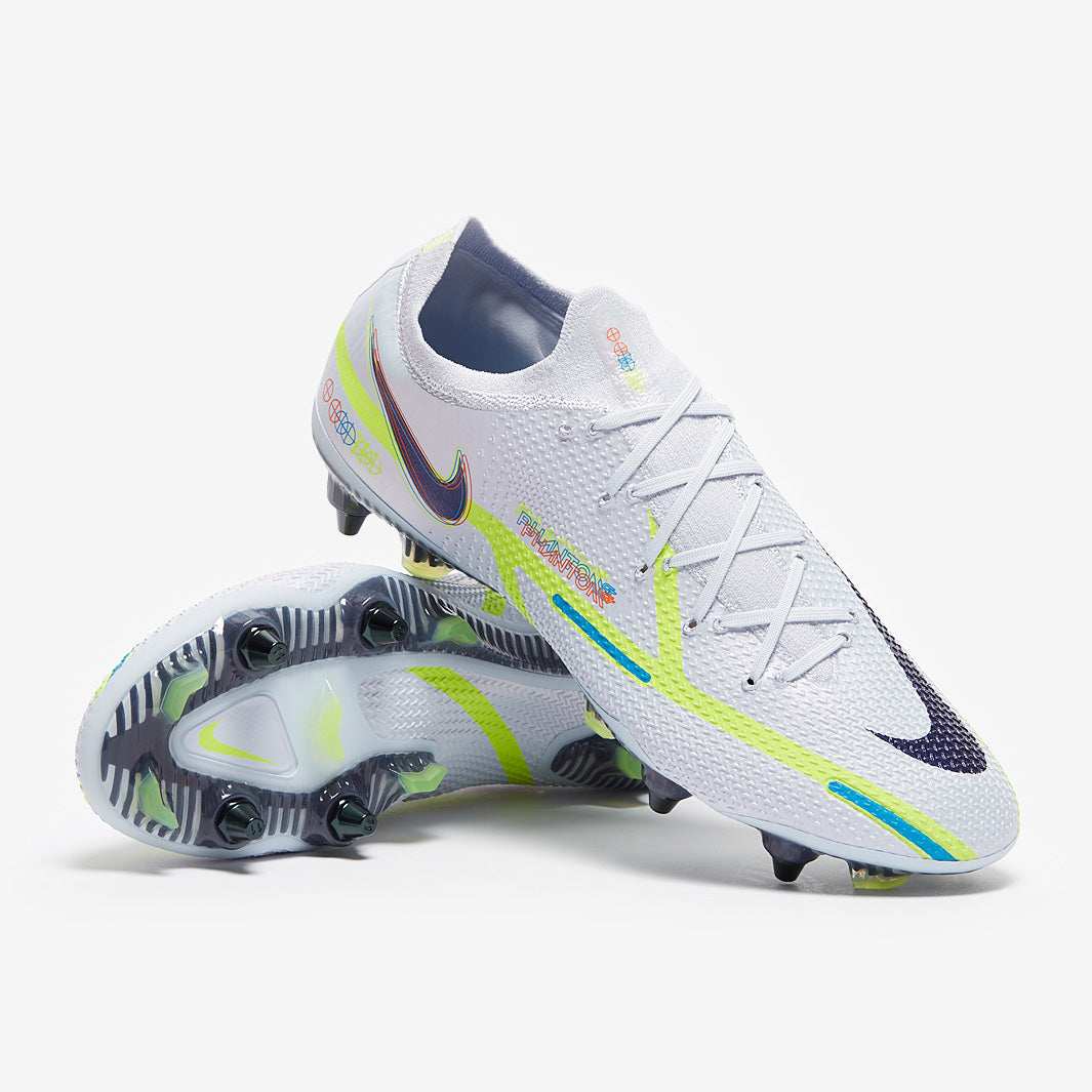 Nike Phantom GT2 Elite SG-Pro Player Edition Football Boots Football Grey/Blackened Blue