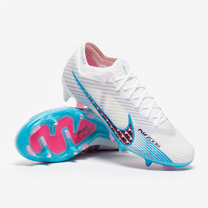 Nike Air Zoom Mercurial Vapor XV Elite SG-Pro Anti-Clog Football Boots White/Baltic Blue/Pink Blast/Indigo Haze