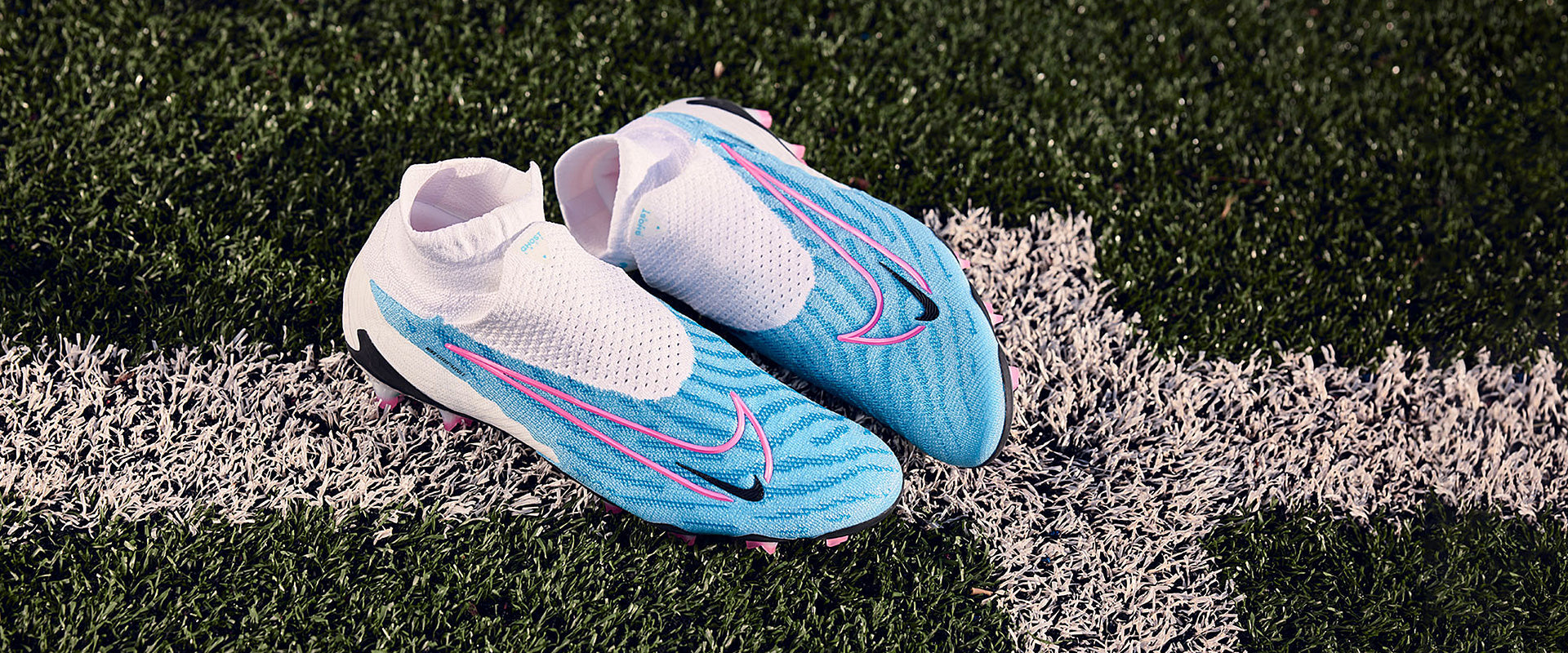 Nike Phantom GX Elite DF FG Football Boots Baltic Blue/Pink Blast/White/Laser Blue