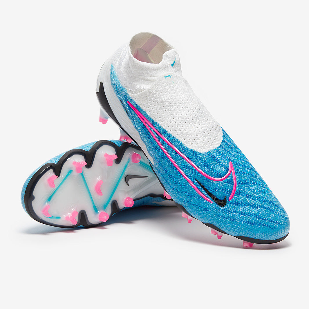 Nike Phantom GX Elite DF FG Football Boots Baltic Blue/Pink Blast/White/Laser Blue