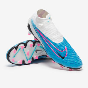 Nike Phantom GX Elite DF FG Football Boots Baltic Blue/Pink Blast/White/Laser Blue