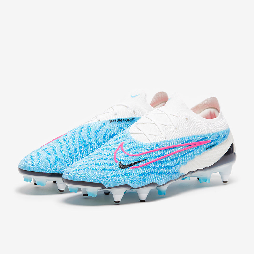 Nike Phantom GX Elite SG-Pro Anti-Clog Football Boots Baltic Blue/Pink Blast/White/Laser Blue