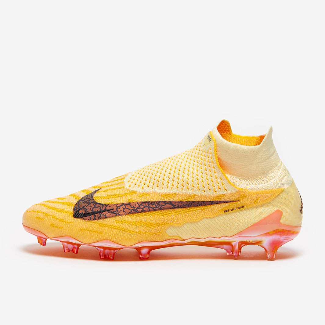 Nike Phantom GX Elite DF FG Football Boots Citron Tint/Burgundy Crush
