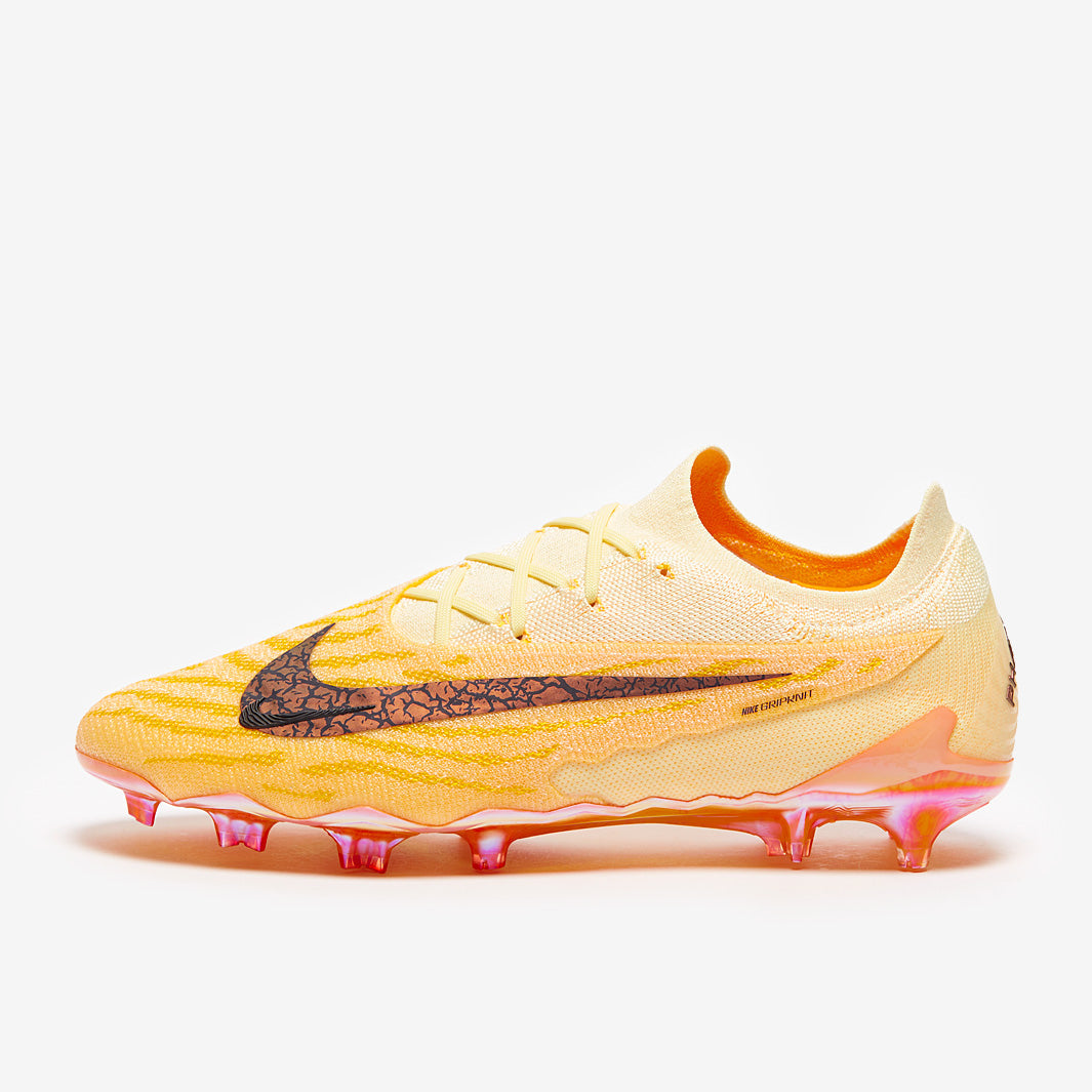 Nike Phantom GX Elite FG Football Boots Citron Tint/Burgundy Crush