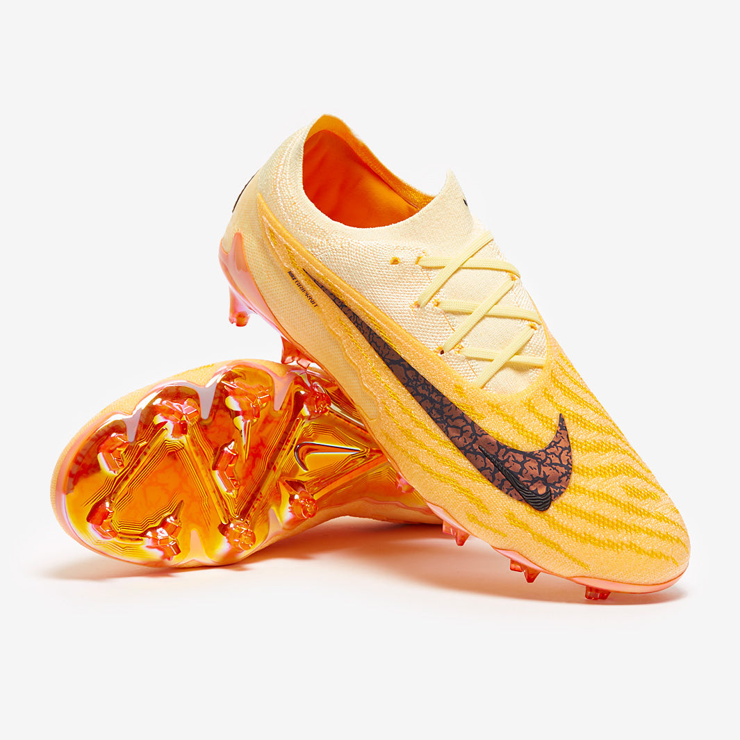 Nike Phantom GX Elite FG Football Boots Citron Tint/Burgundy Crush