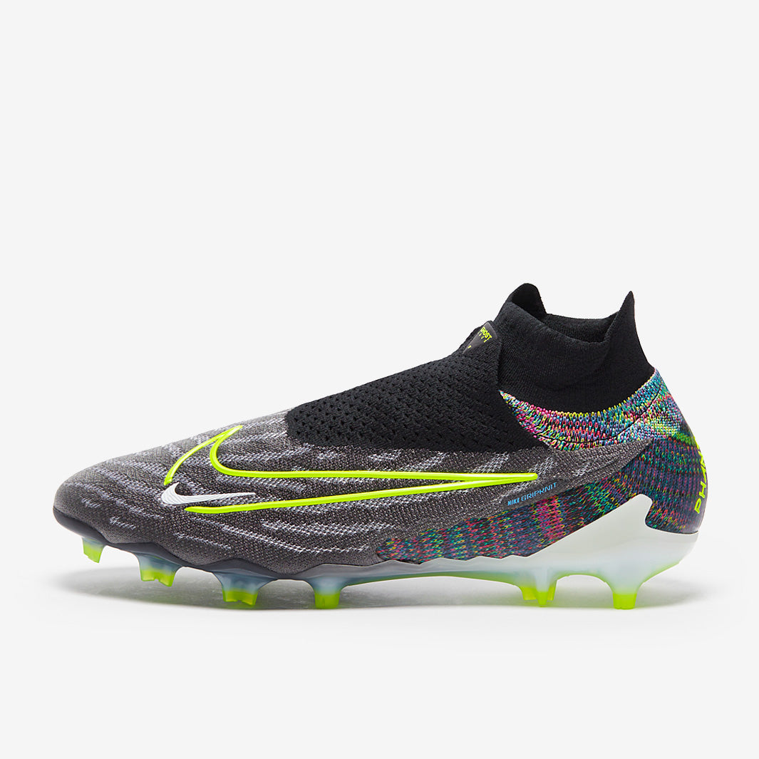 Nike Phantom GX Elite DF Link FG Football Boots Black/Volt/White/Blue Glow