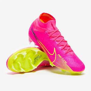 Nike Air Zoom Mercurial Superfly IX Elite FG Football Boots Pink Blast/Volt/Gridiron