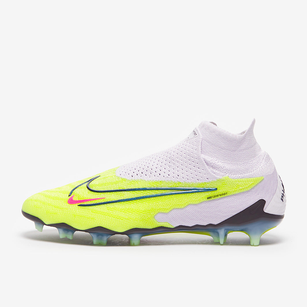 Nike Phantom GX Elite DF FG Football Boots Barely Volt/Gridiron/Barely Grape